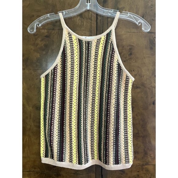 Madewell Crochet Janson Sweater Halter Tank Top 100% Cotton Size XS Summer 2021 - Picture 6 of 7